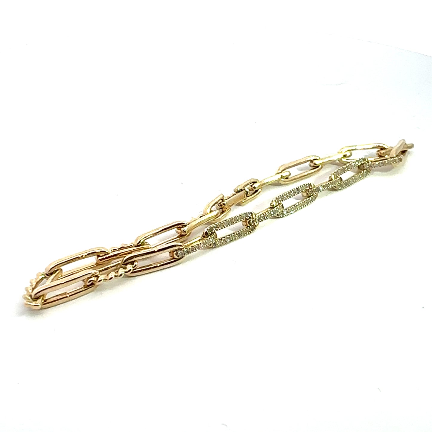Brazalete de oro con diamantes