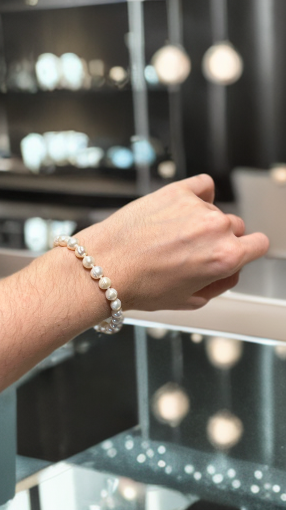 Pulsera de perlas cultivadas