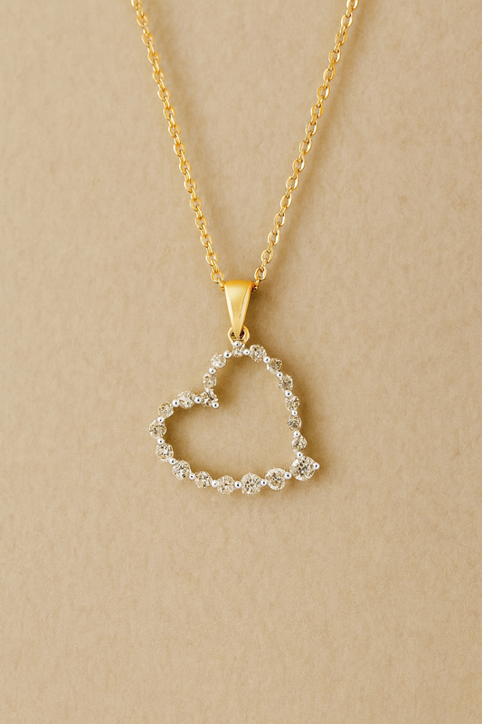 Colgante Corazón de Diamantes