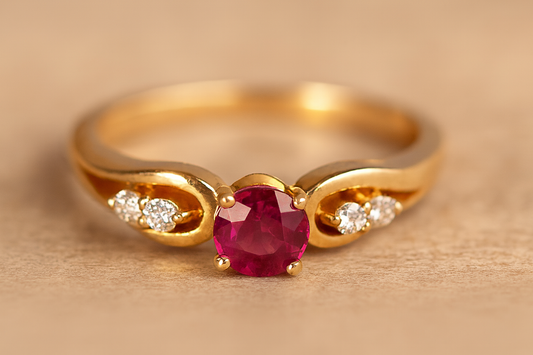 anillo-antiguo-sevilla-oro-19k-rubi-diamantes-rose-joyas