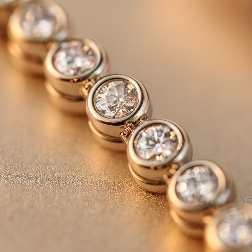 Pulsera tennis diamantes