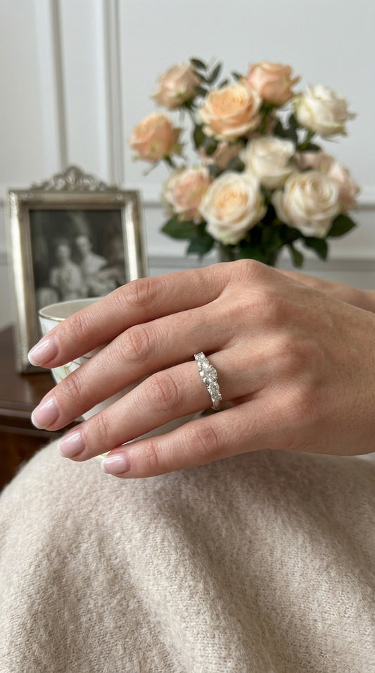 Anillo Quintillo Diamantes