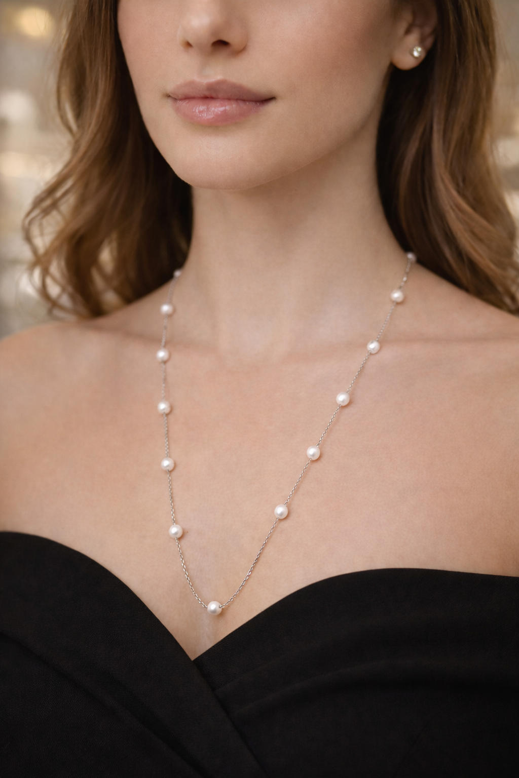 Collar Antoinette perlas cultivadas