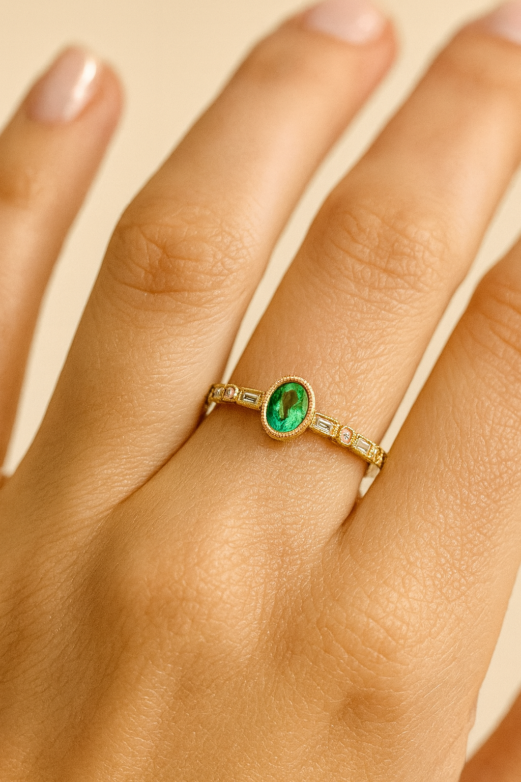 Anillo Petra oro amarillo