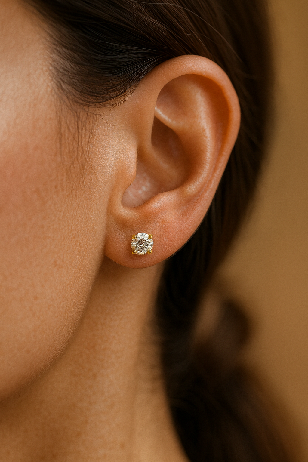 Aros Studs Diamantes