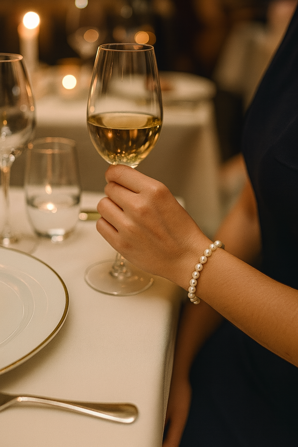 Pulsera de perlas cultivadas