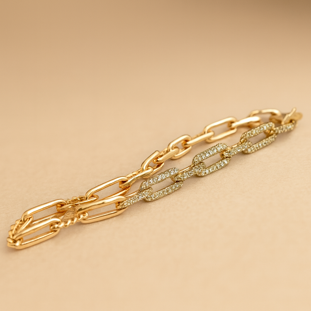 pulsera-oro-diamantes-bracelet-links-rose-joyas