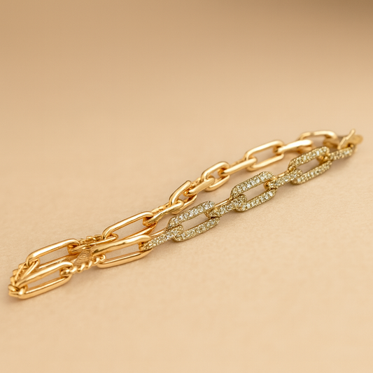 pulsera-oro-diamantes-bracelet-links-rose-joyas